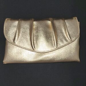 Vintage 70s Avon Polished Gold Evening Bag